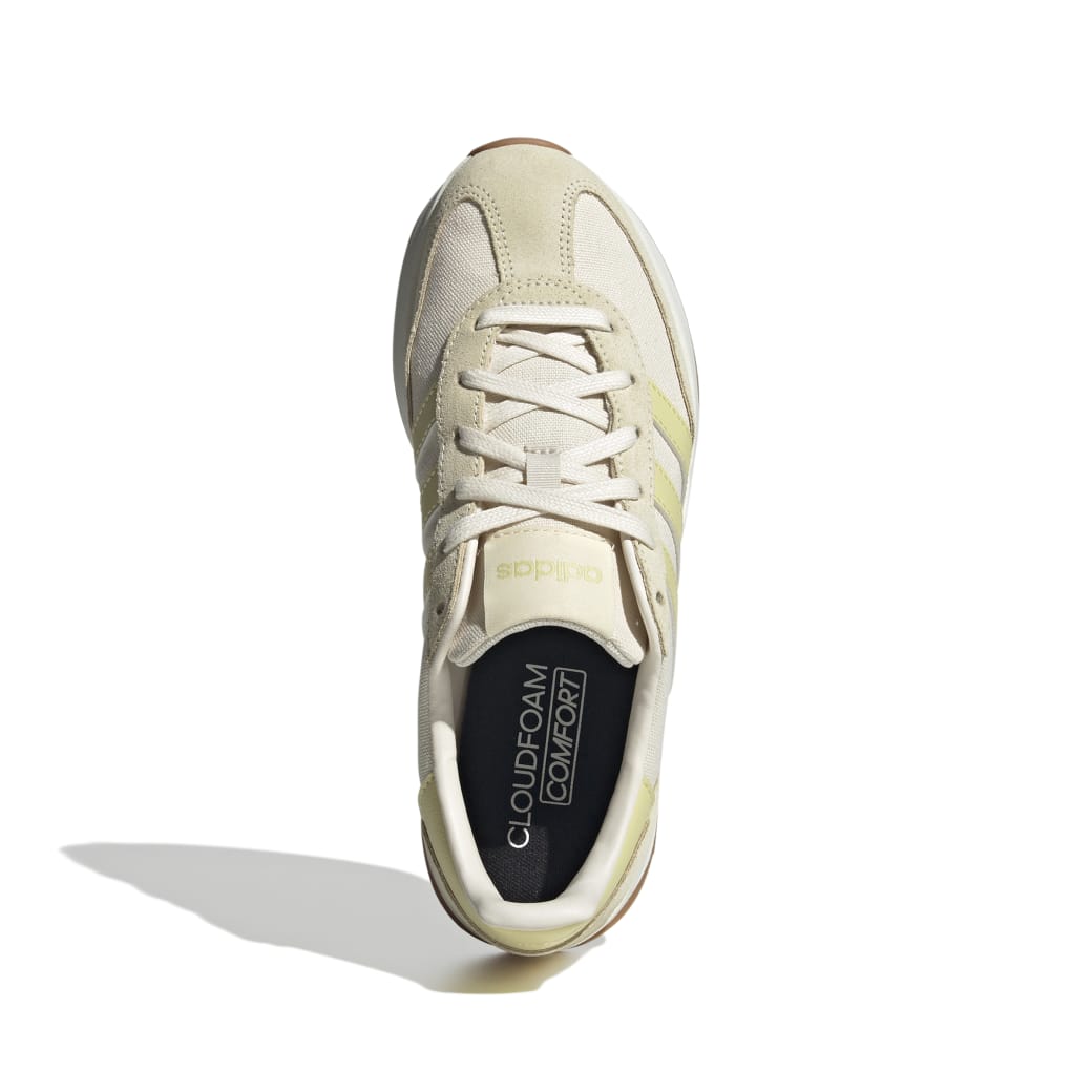 Tênis Adidas CloudFoam Feminino Creme Confortável e Leve Paquetá