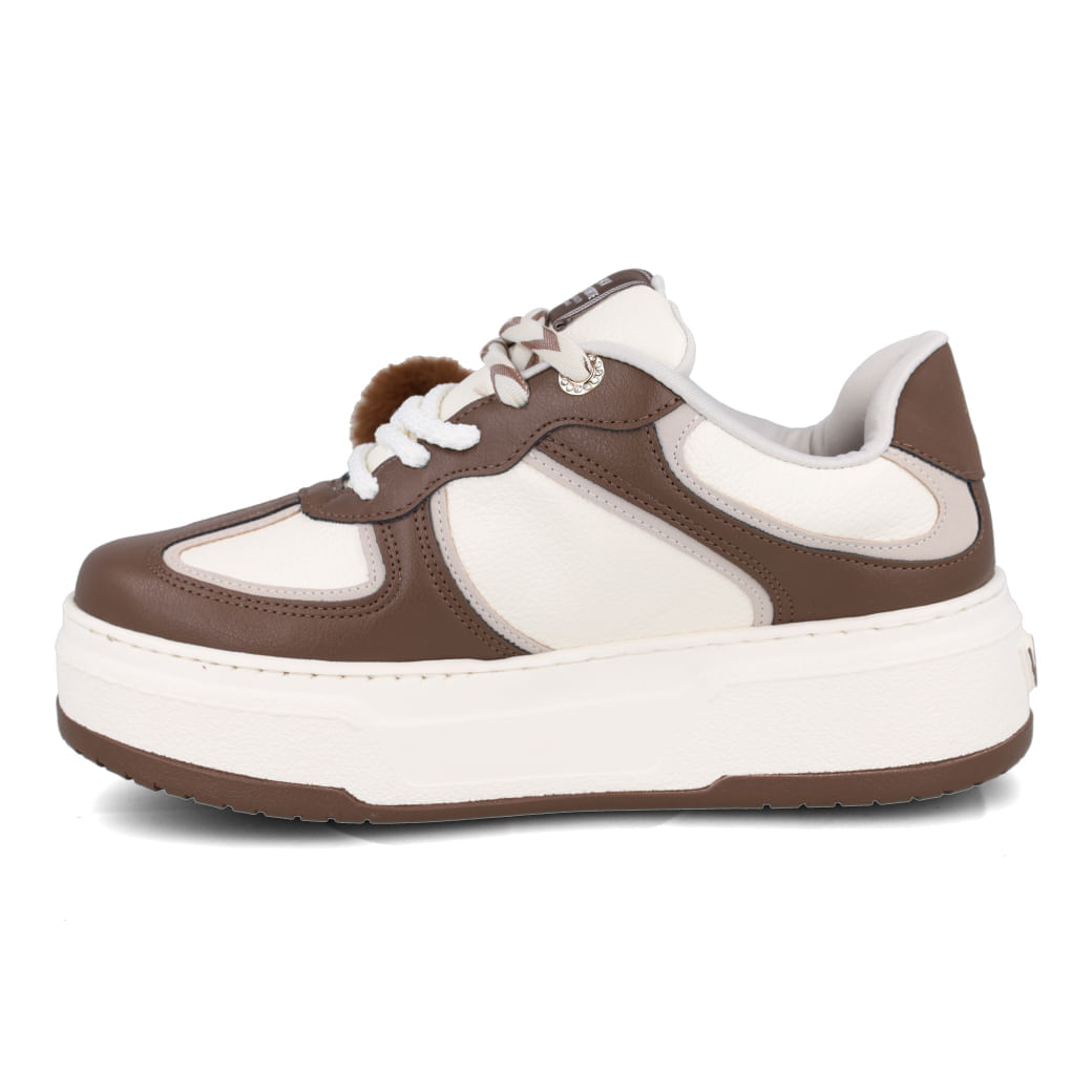 Imagem do Tênis Via Marte New Floater Feminino Marrom destacando conforto e estilo