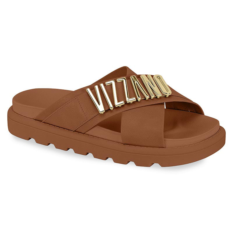 Chinelo Papete Vizzano Marrom Feminino