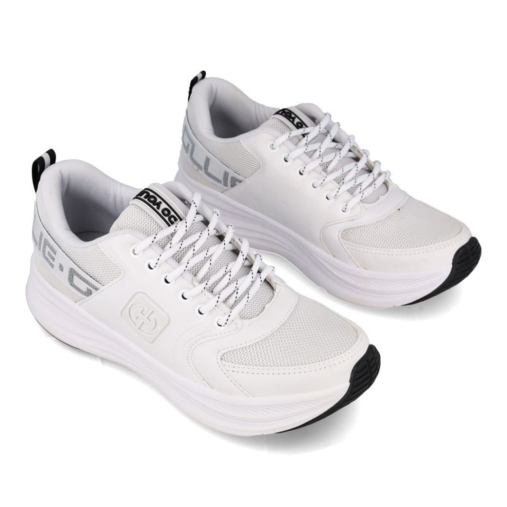 Tênis Ollie Virtus masculino branco, imagem para ajuste e conforto