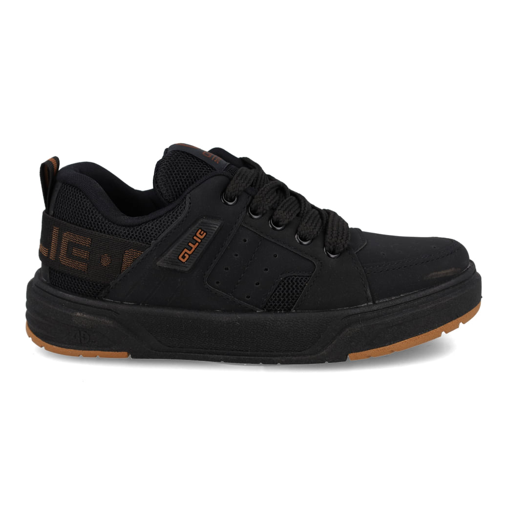 Tênis Casual Ollie Nitro Masculino Preto vista frontal