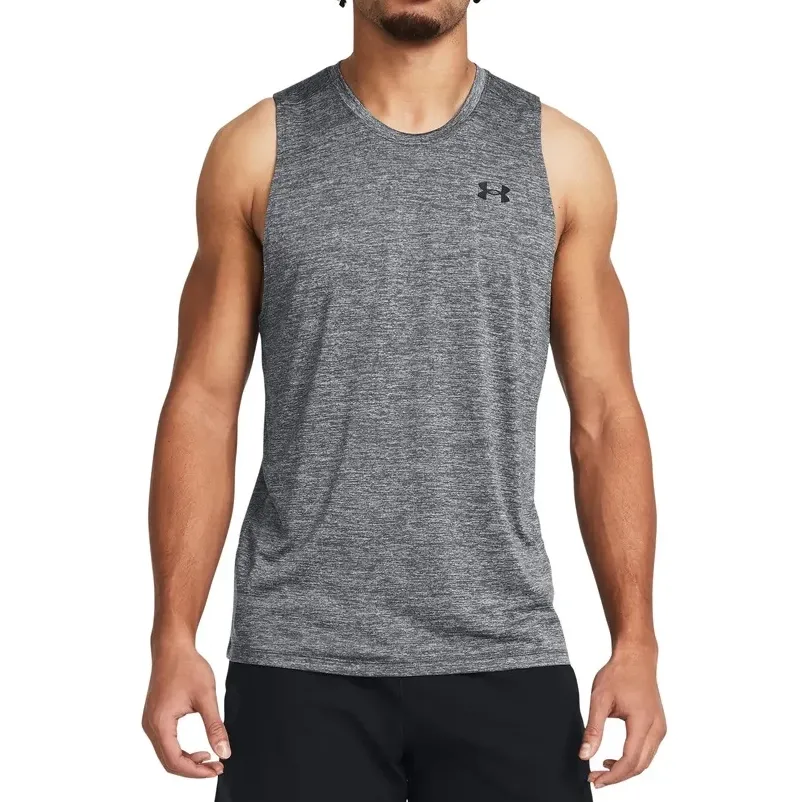 Regata Under Armour Tech Tank Cinza Masculina