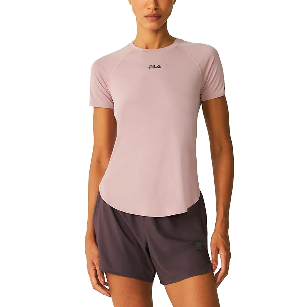 Blusa Fila Bio III Feminina Rosa Malva
