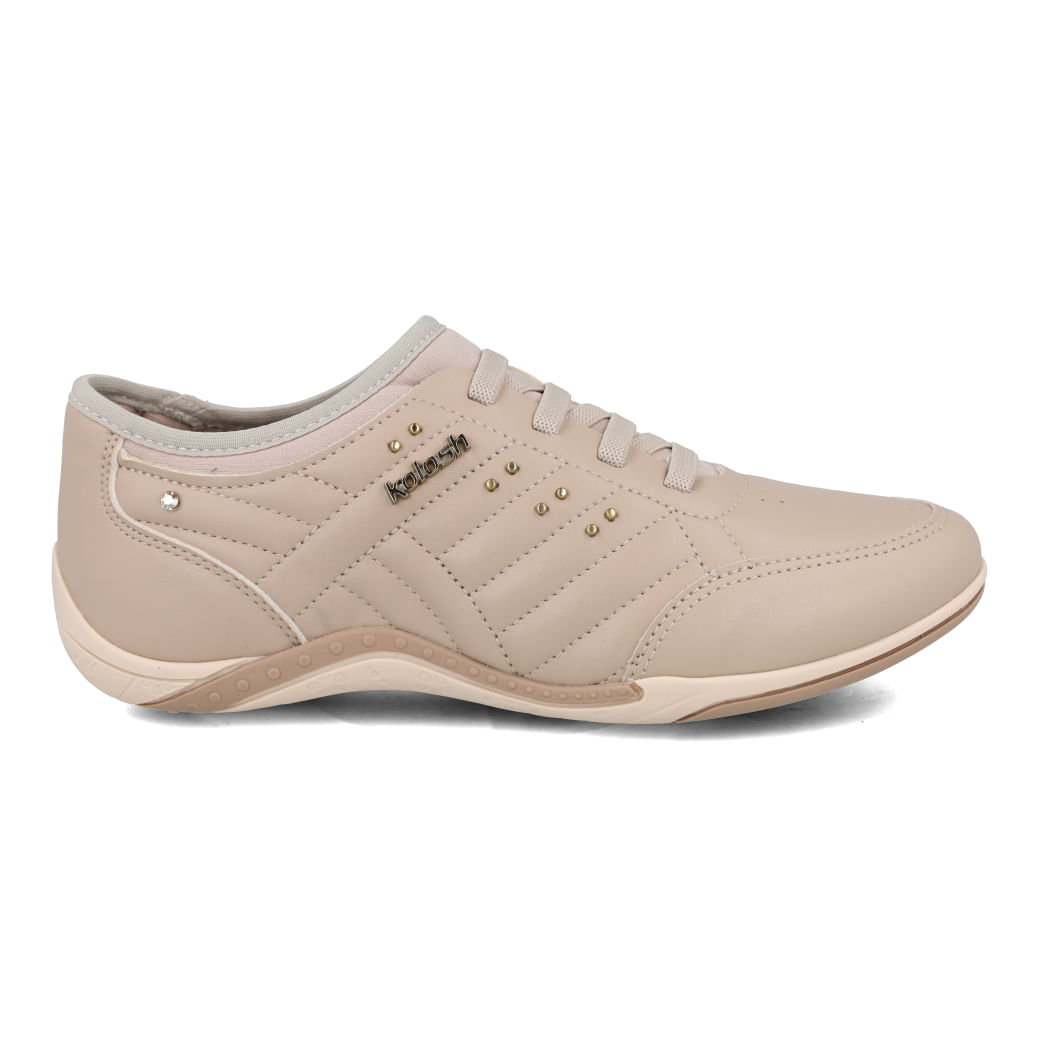 Tênis Kolosh Casual Nude Feminino
