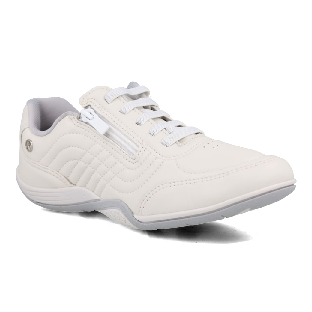 Tênis Kolosh feminino branco usado para atividades diárias