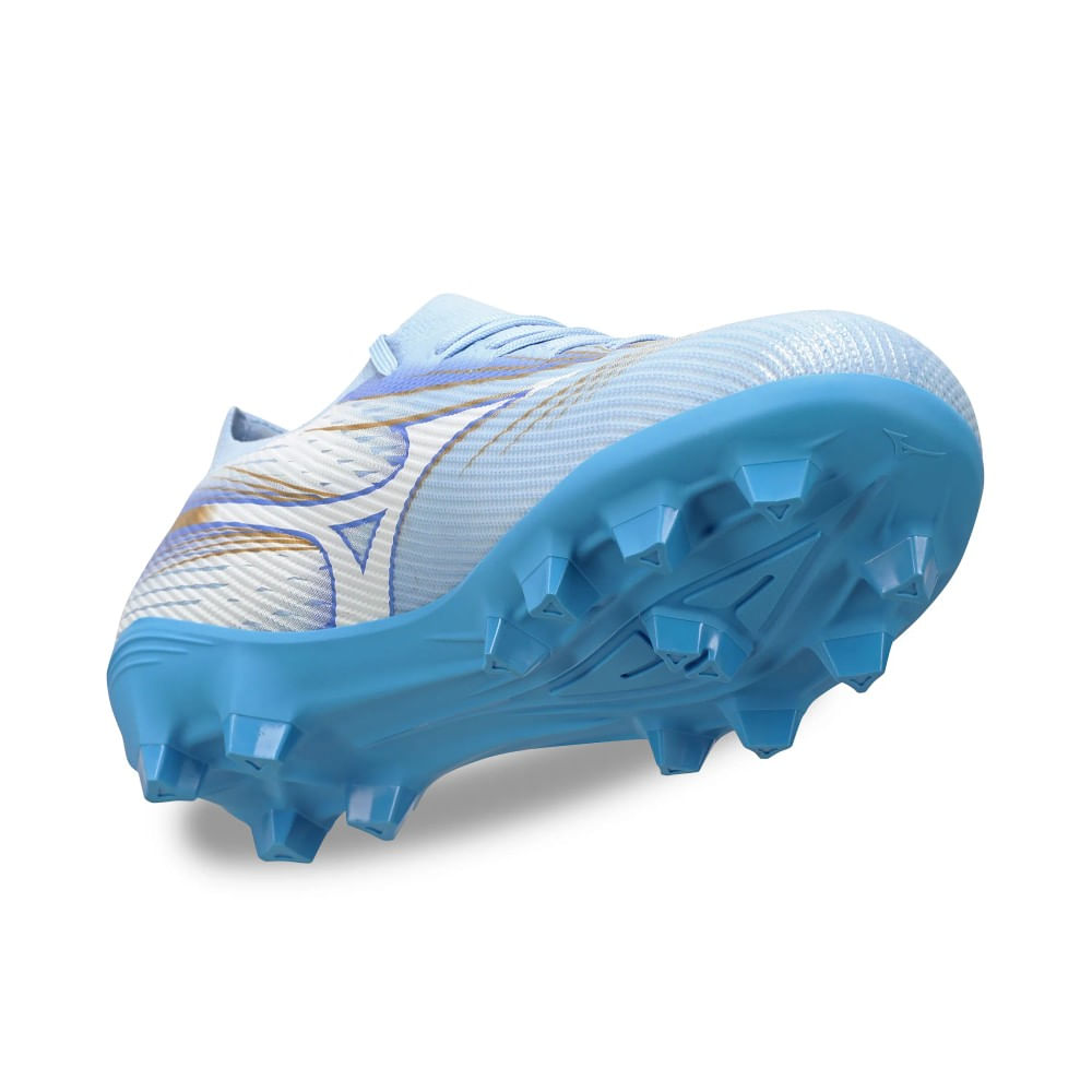 Chuteira Campo Mizuno Alpha MD Azul: Performance e Precisão | Oscar