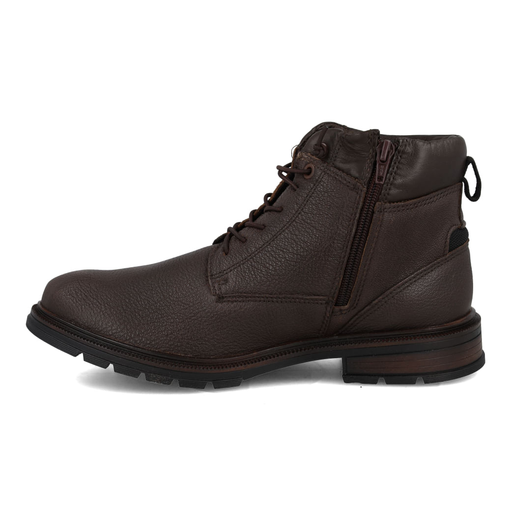 Bota Ferracini couro marrom vista lateral para ajuste e conforto