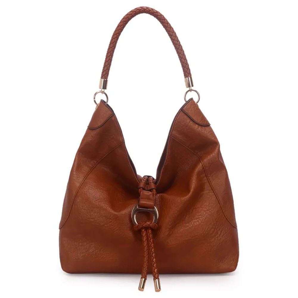 Bolsa Feminina Hobo WJ Caramelo De Ombro