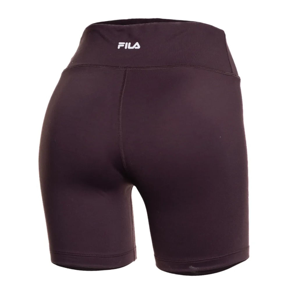 Bermuda Fila Flat Life II Feminina Chocolate Confortável | Oscar