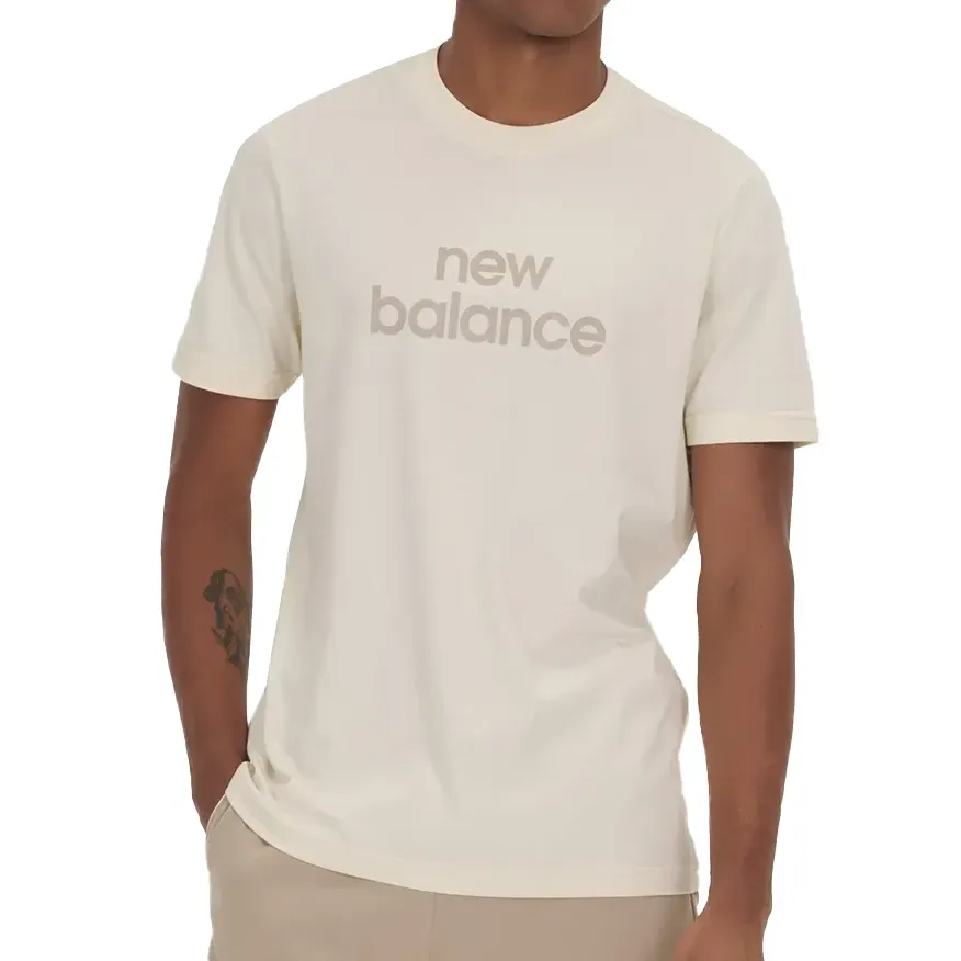 Camiseta New Balance Graphic Brand Masculina Branca | Oscar
