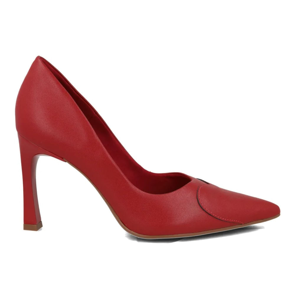 Scarpin Bebecê Feminino Vermelho Scarlet