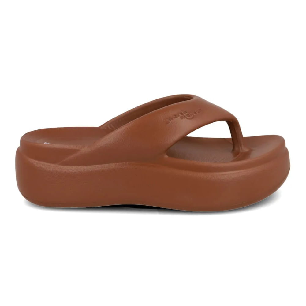 Chinelo Piccadilly Marshmallow Plataforma Marrom