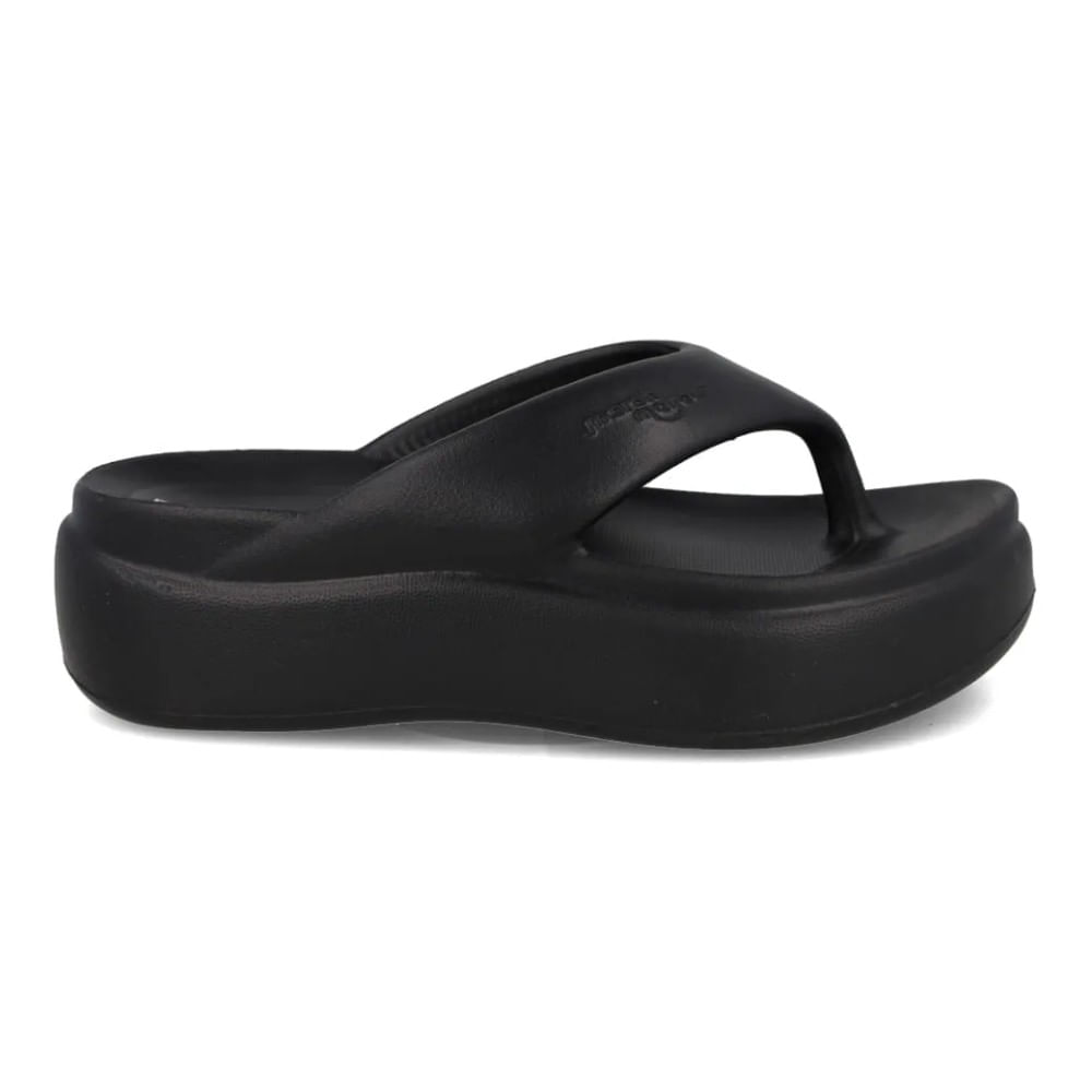 Chinelo Piccadilly Marshmallow Plataforma Feminino Preto