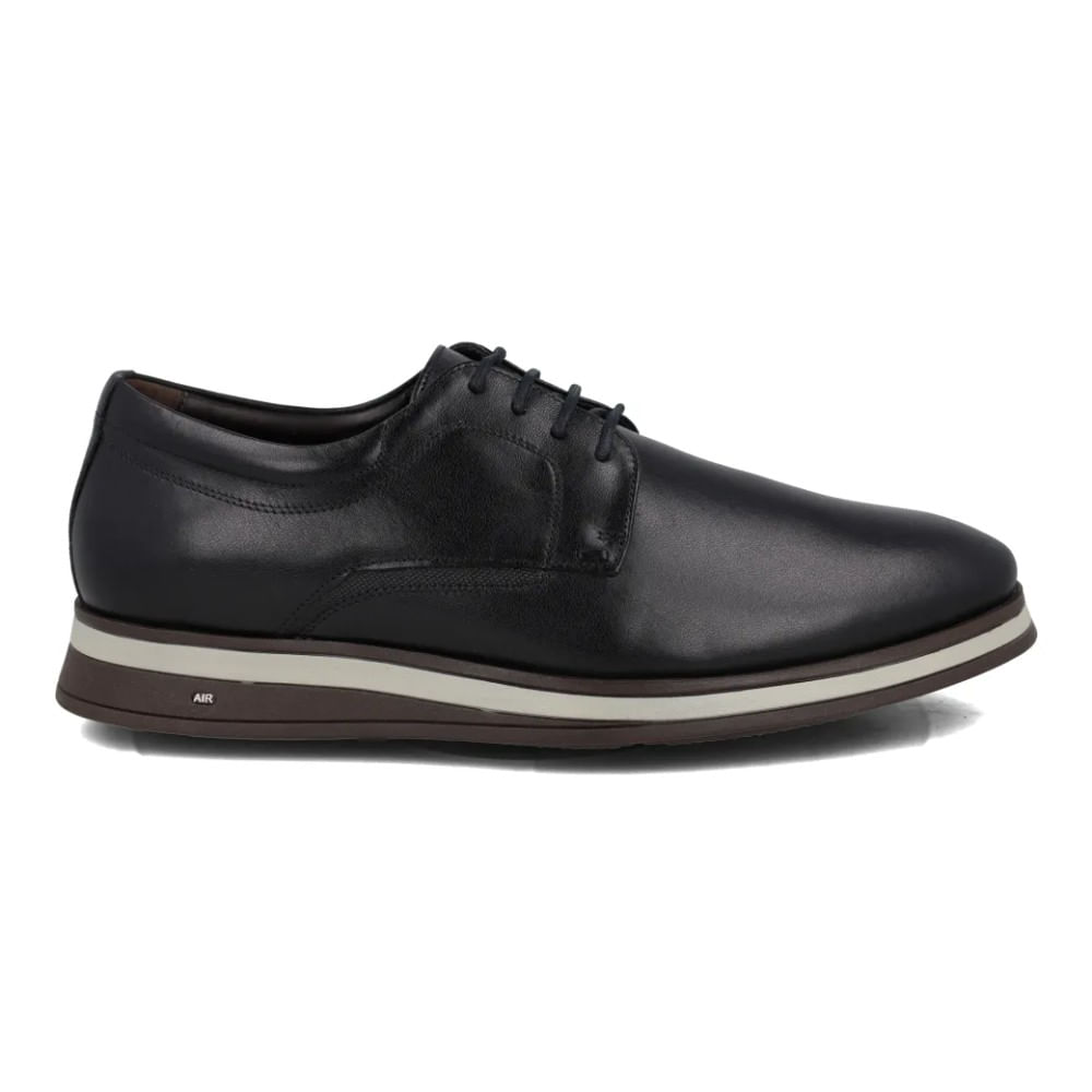 Sapato Casual Constantino Couro Soft Masculino Preto