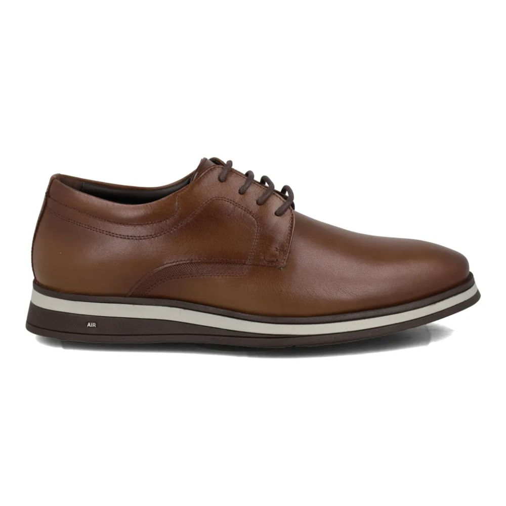 Sapato Casual Constantino Couro Soft Masculino Marrom