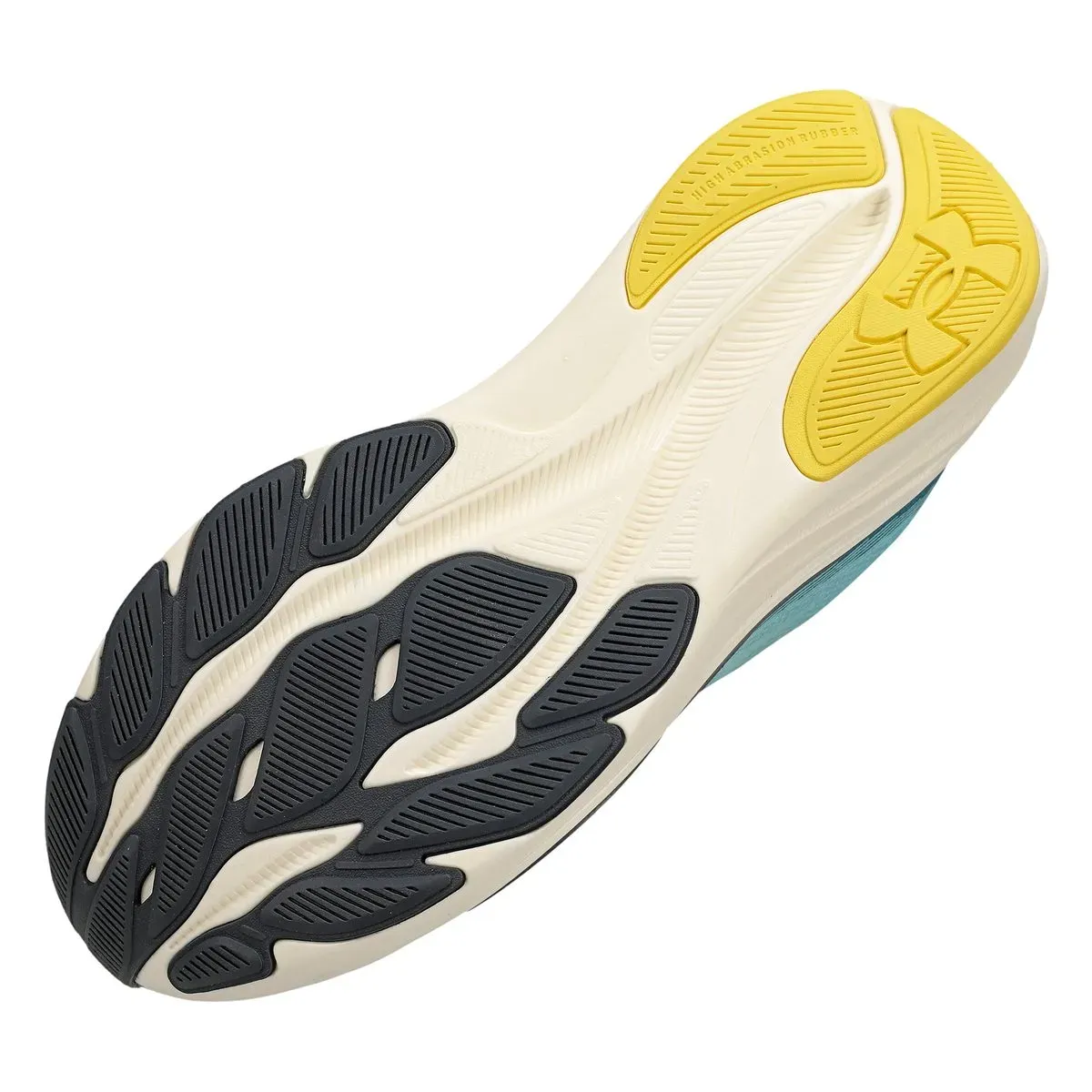 Sola do tênis Under Armour Velociti Elite 3 Azul mostrando detalhes e design