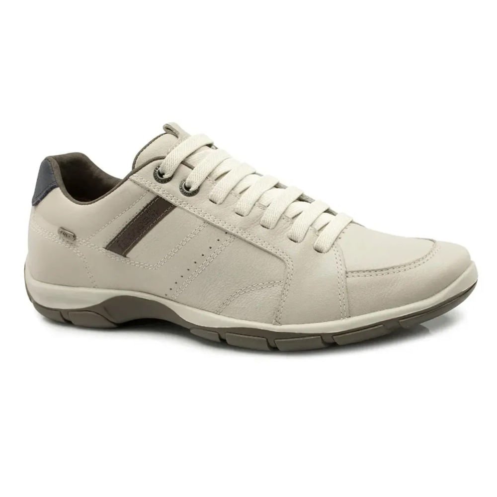Sapatênis Ferricelli Masculino Couro Palha