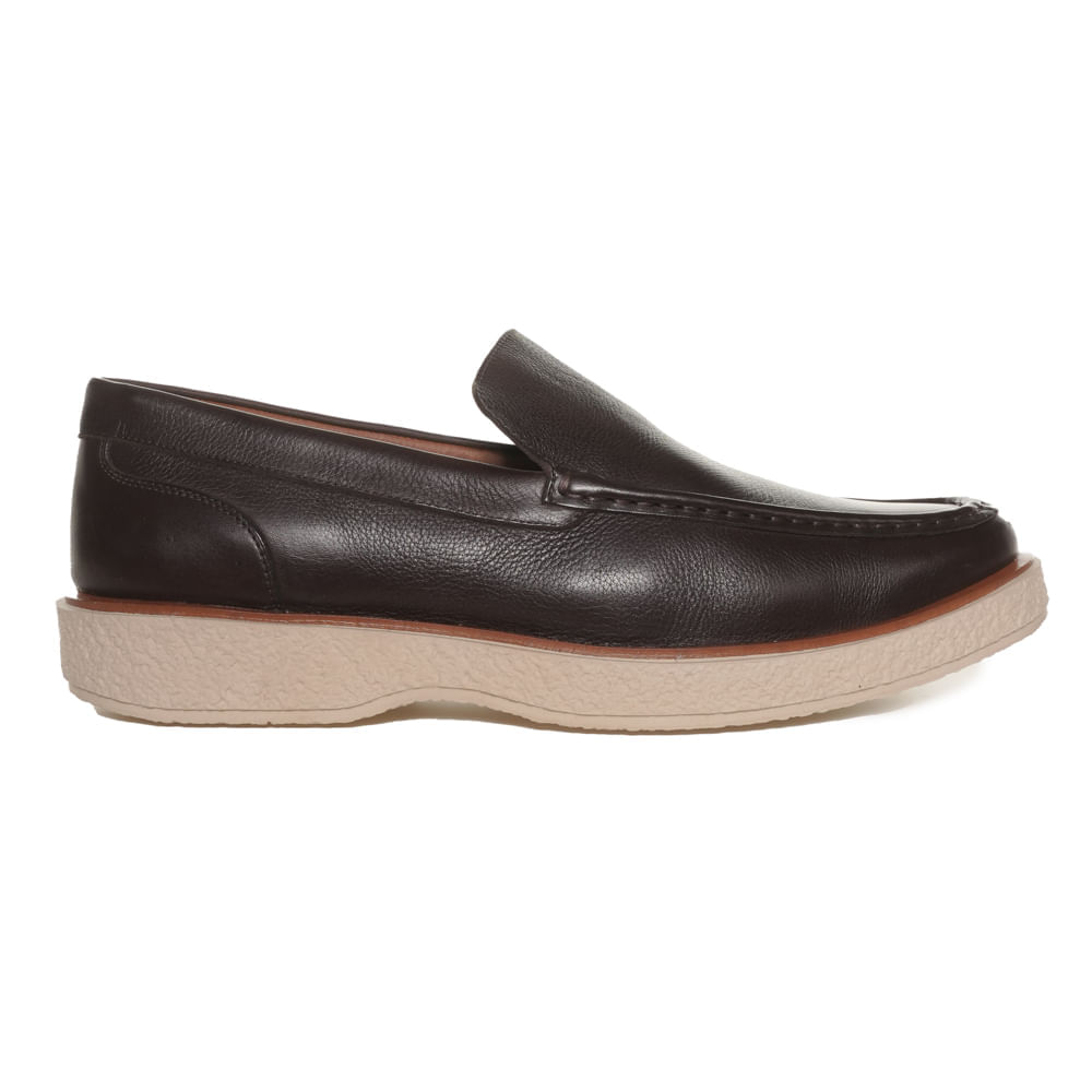 Mocassim Constantino Couro Masculino Marrom