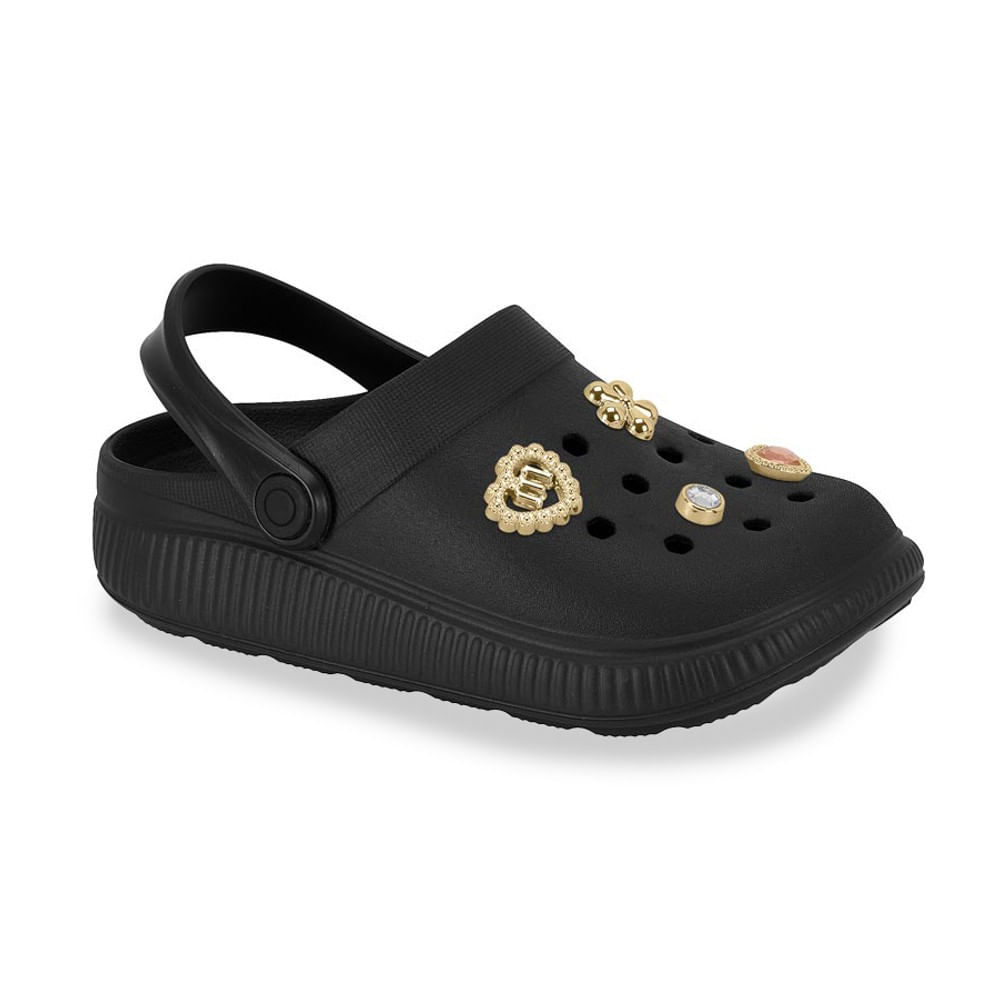 Babuche Molekinha Infantil Preto