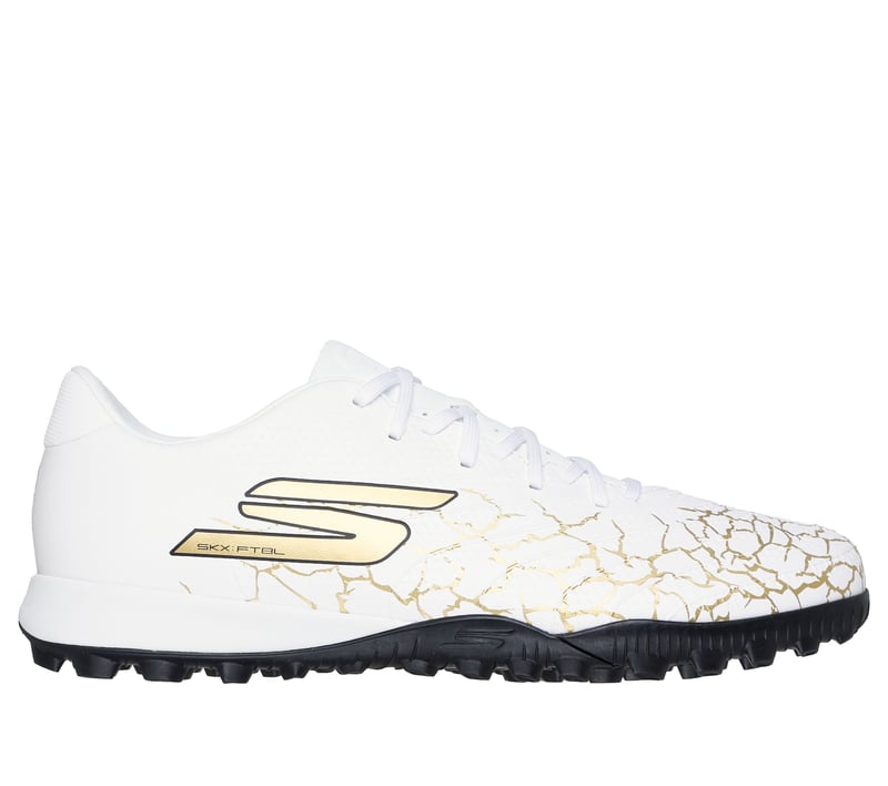 CALCADOS CHUTEIRA SOCIETY MASCULINO BRANCO/PRETO/DOURADO SKX GOLD TF 252018-WBGD SINT-1744033231990