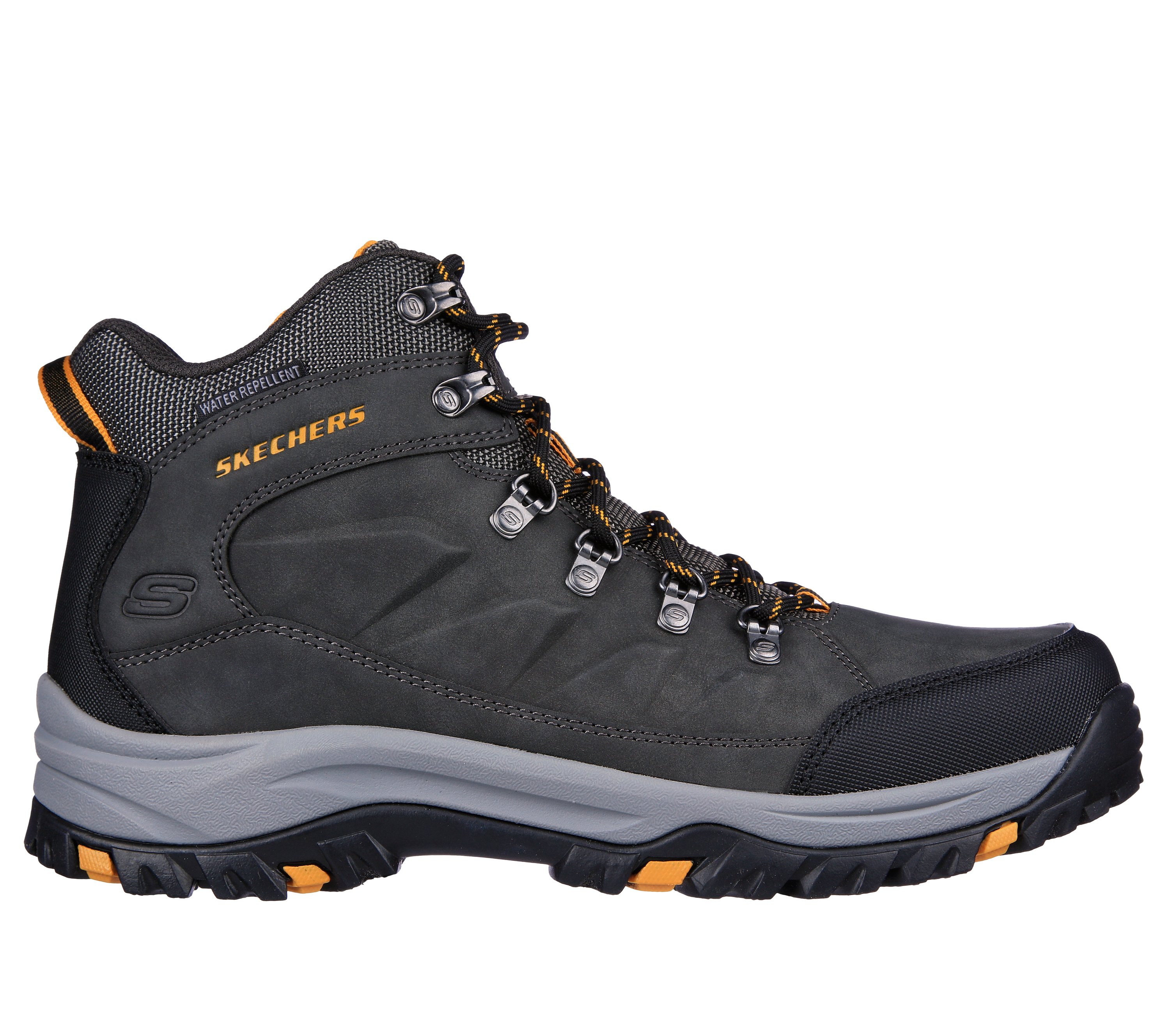 Bota Adventure Skechers Relaxed Fit Masculino Cinza-1744038122216