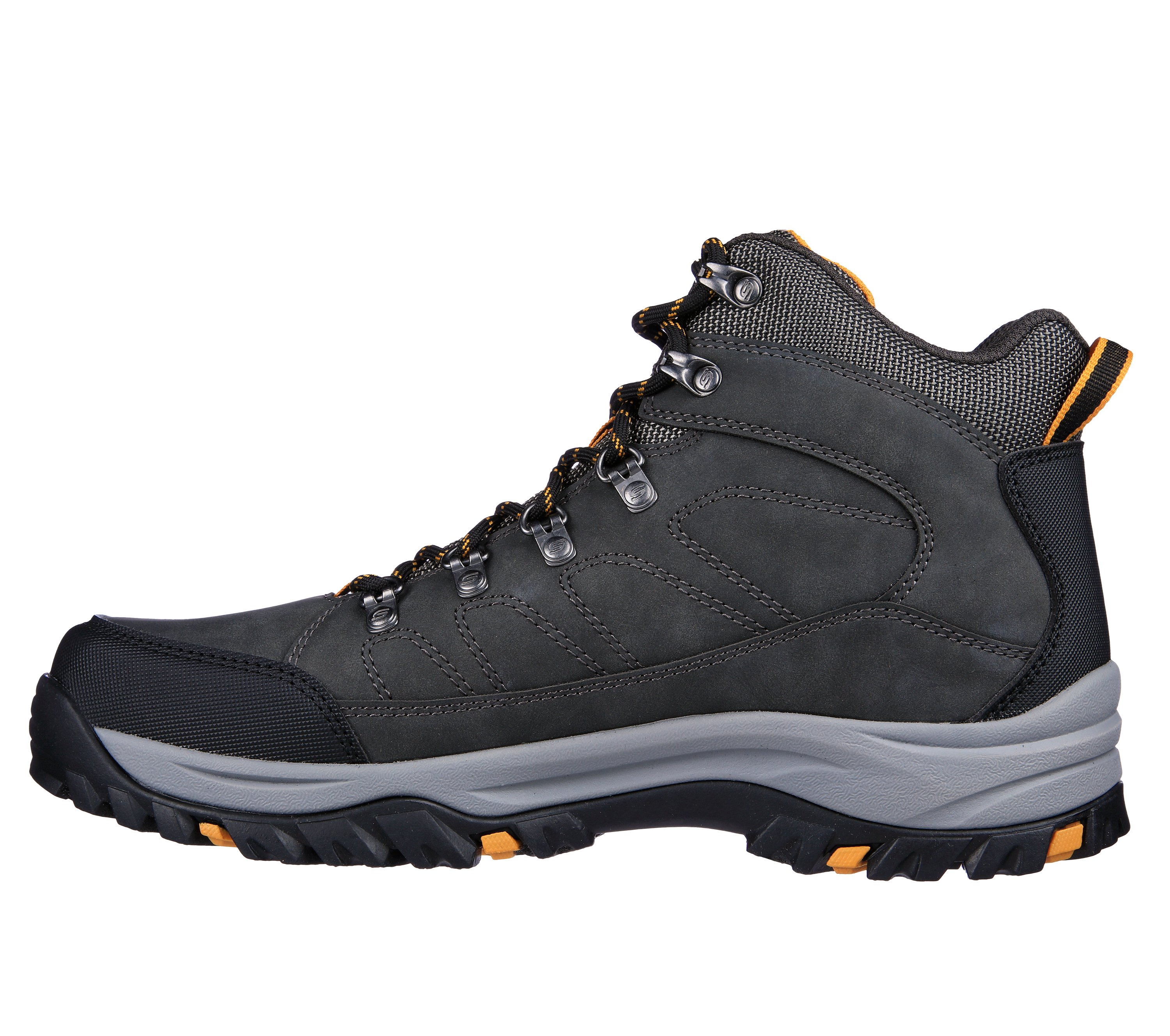 Bota Adventure Skechers Relaxed Fit Masculino Cinza-1744038156195