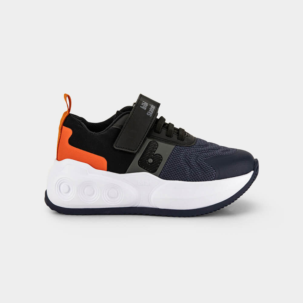 Tênis Infantil Bibi com Rodinhas Skatenis Azul Marinho Preto Oscar