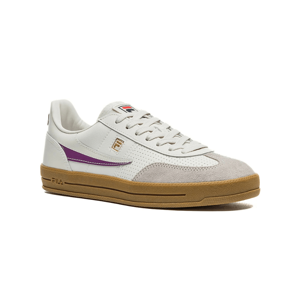 Tênis Fila Fx Court 70 Vintage Feminino Branco vista frontal