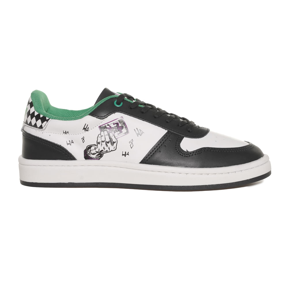 Tênis Done Head Joker Unissex Preto vista frontal