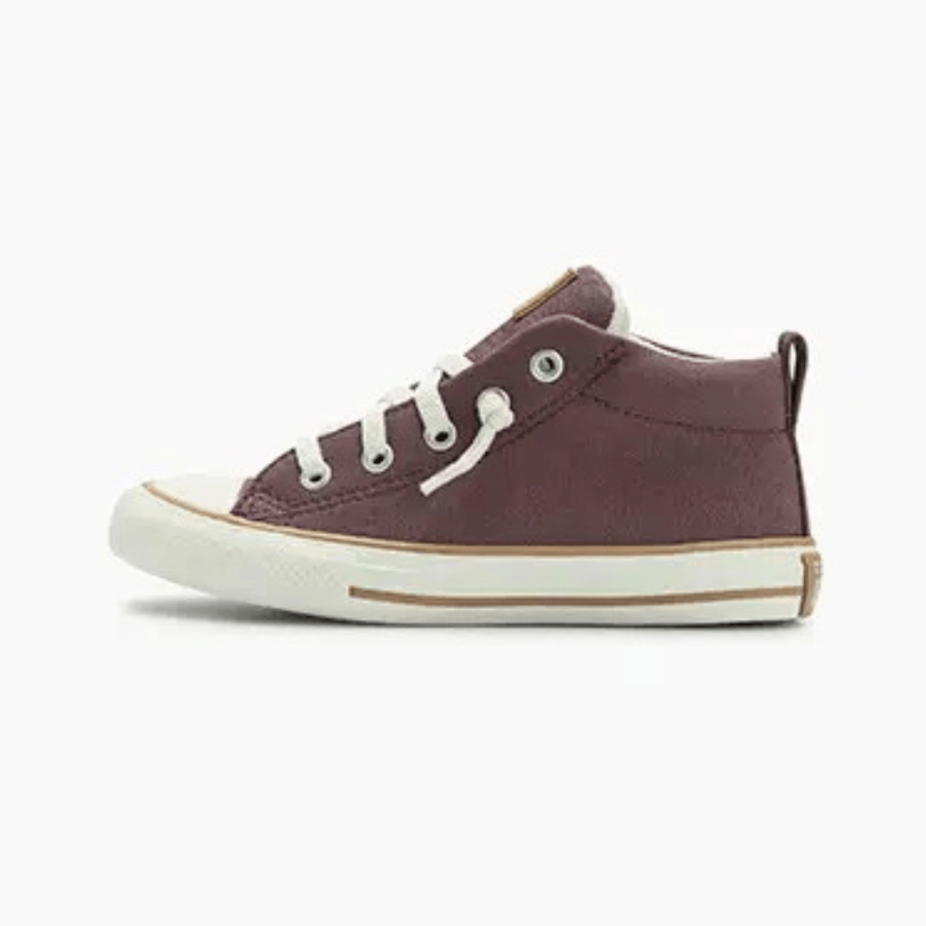 Tênis infantil Converse All Star Chuck Taylor marrom vista lateral direita