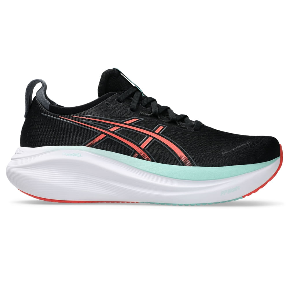 Tênis de Corrida Asics Gel Nimbus 27 Masculino Preto-1745520145370