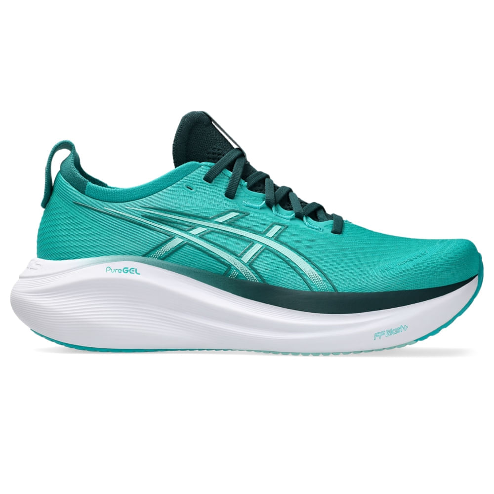 Tênis de Corrida Asics Gel Nimbus 27 Masculino Verde-1745520764727