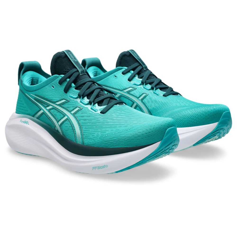 Tênis de Corrida Asics Gel Nimbus 27 Masculino Verde-1745520788665