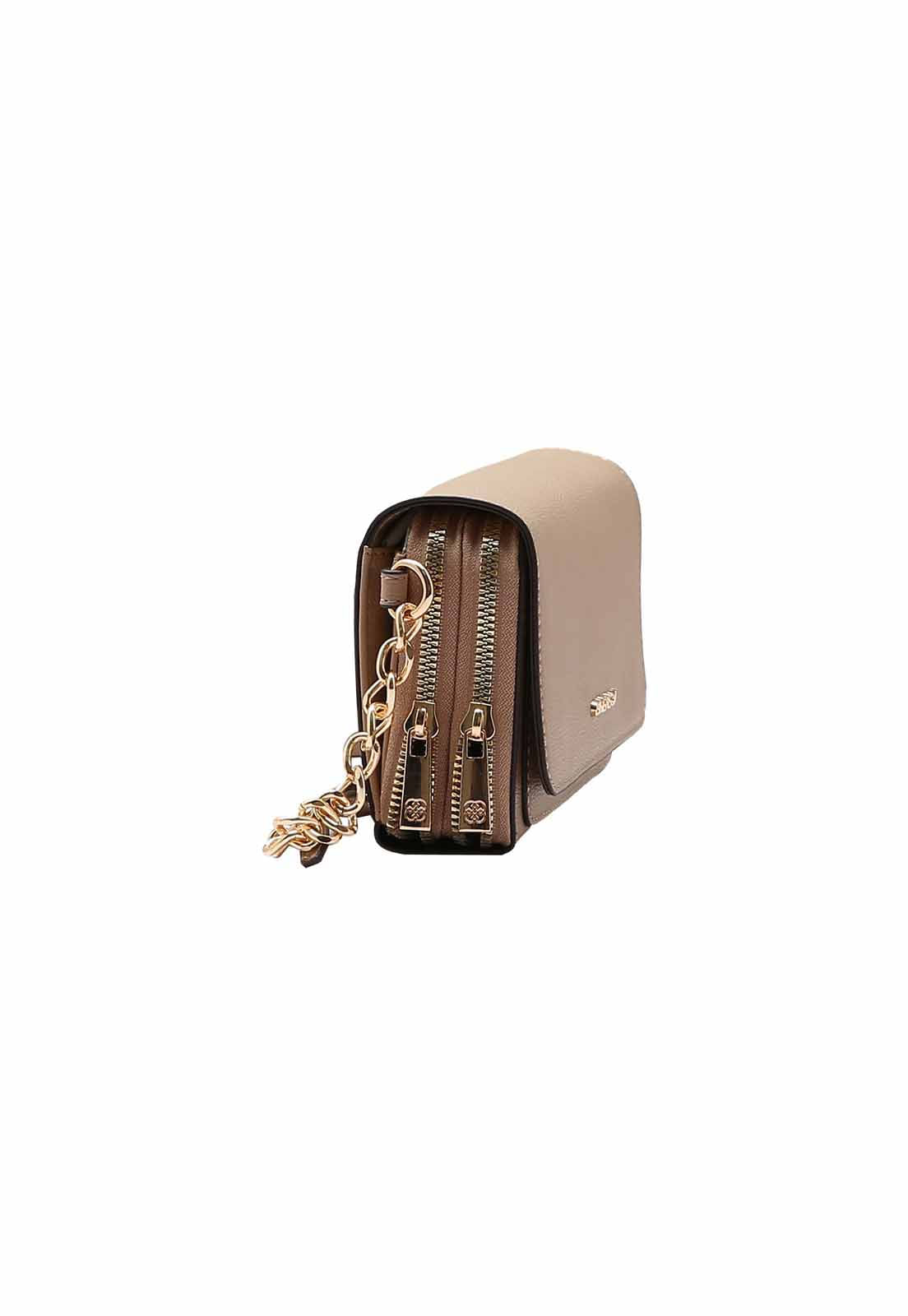 Bolsa Chenson Original Transversal Corrente Feminina Marrom-1745521594557