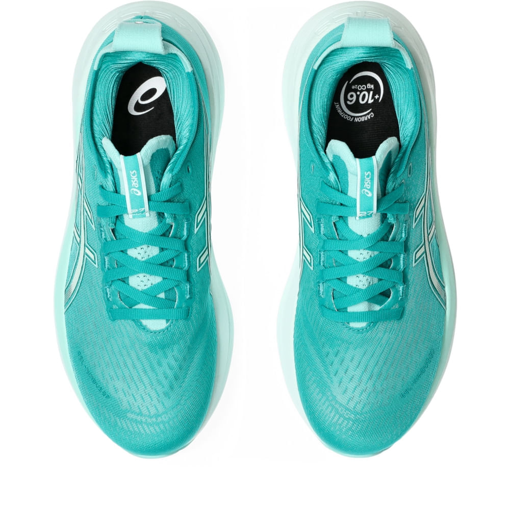 Tênis Asics Gel Nimbus 27 Feminino Verde | Paquetá Esportes