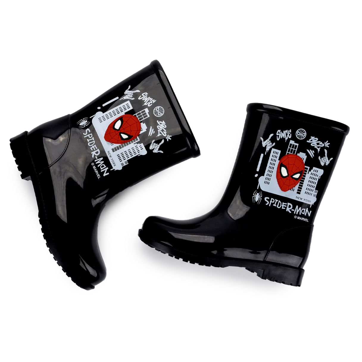 Avengers Galocha Infantil Masculina Grendene Galocha Grendene Kids Marvel  Power Infantil Preta Oscar