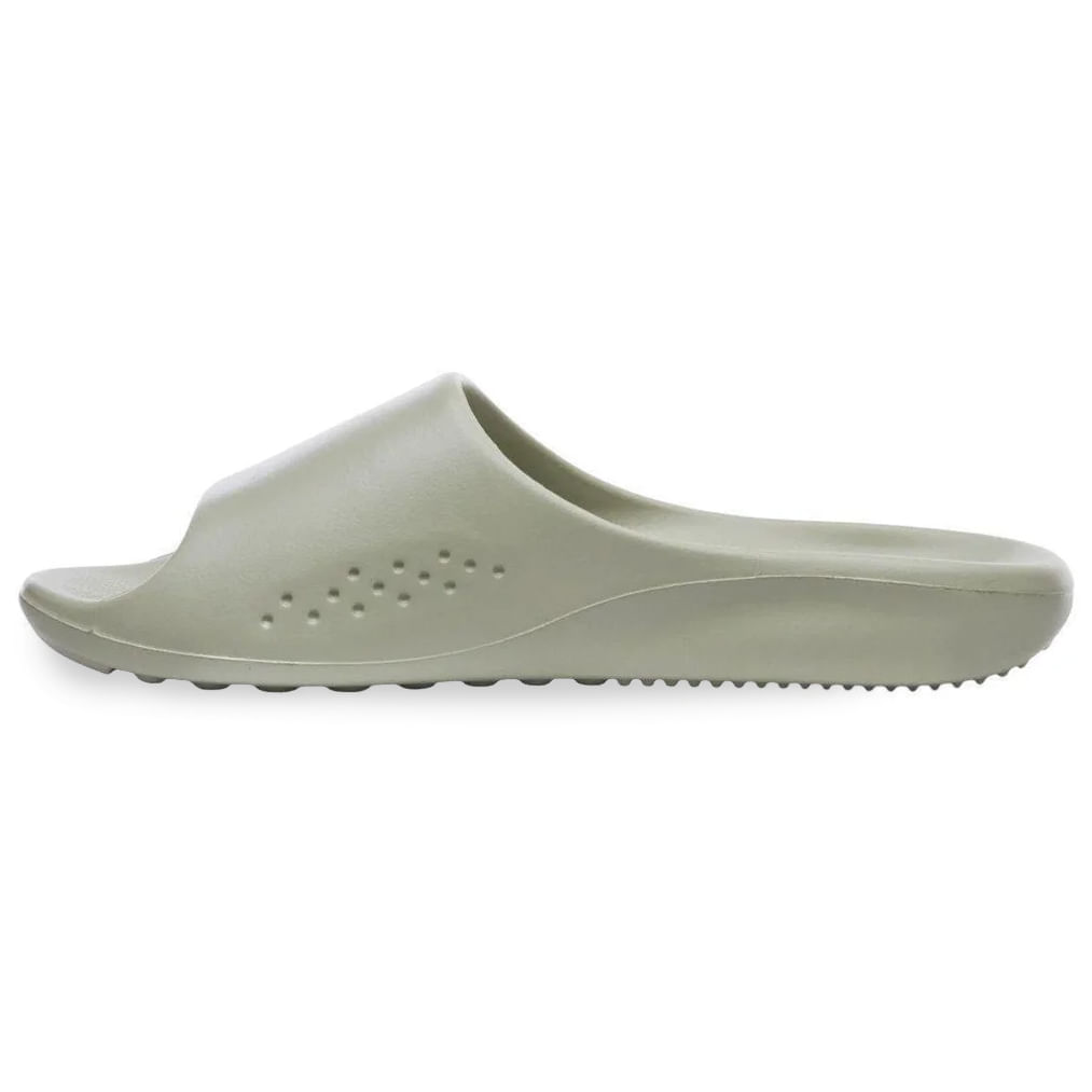 Chinelo Fila Drifter Foam Masculino Cinza Abadia visto de lado mostrando detalhes da sola e perfil