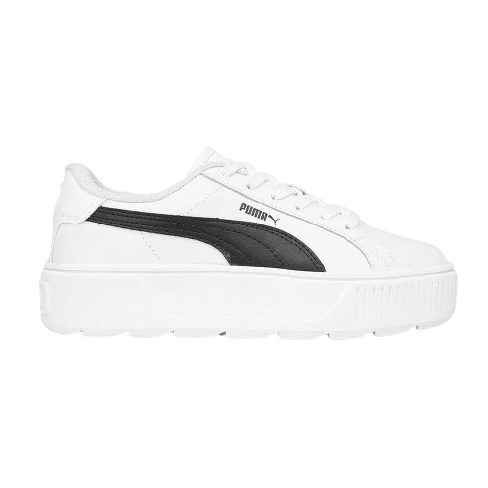 Tênis Puma Karmen L BDP vista lateral direita destacando design e conforto