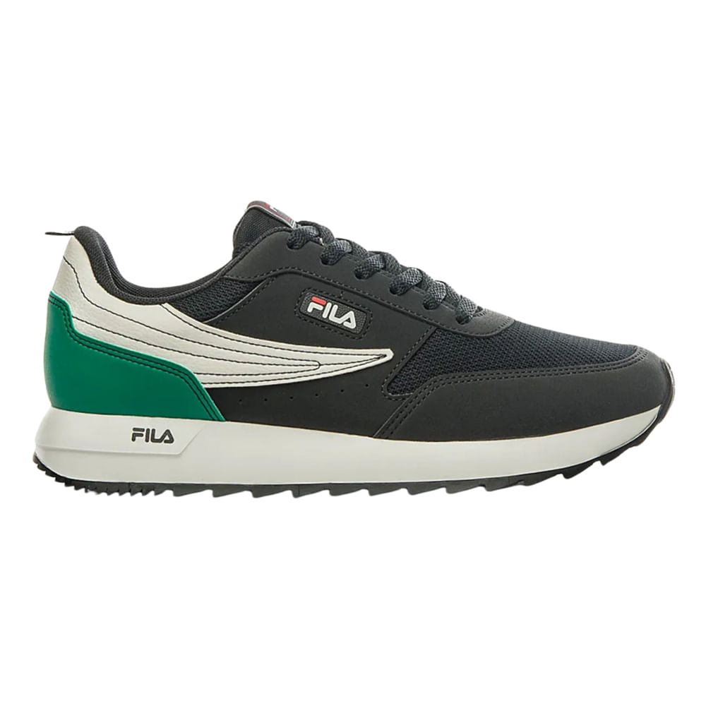 Tênis Casual Fila Retro Flag Masculino Preto Oscar