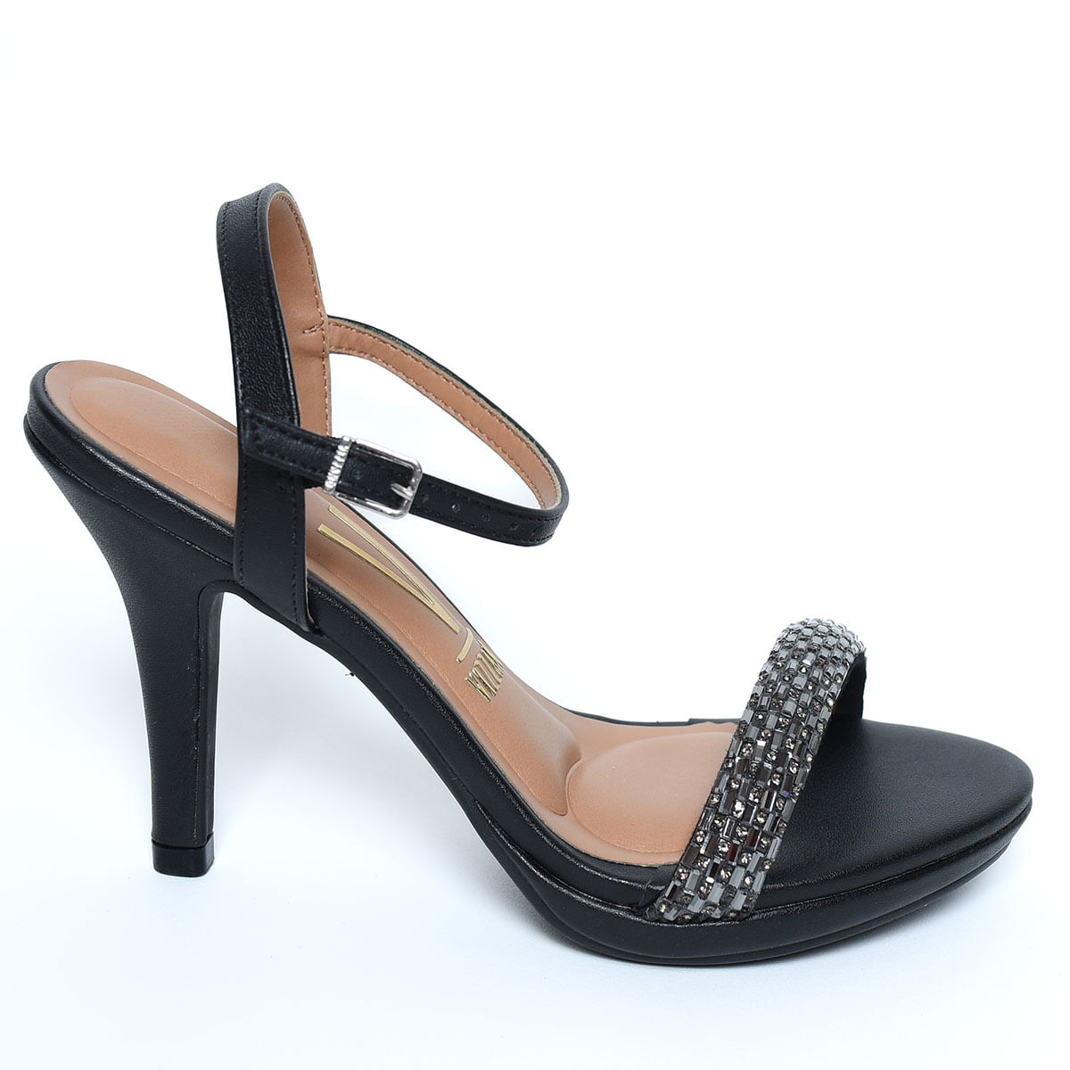 Sandália Vizzano Meia Pata Feminina Preto Oscar