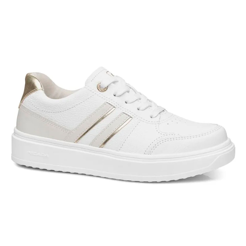 Tênis Pegada Casual Feminino Branco Conforto e Estilo Oscar