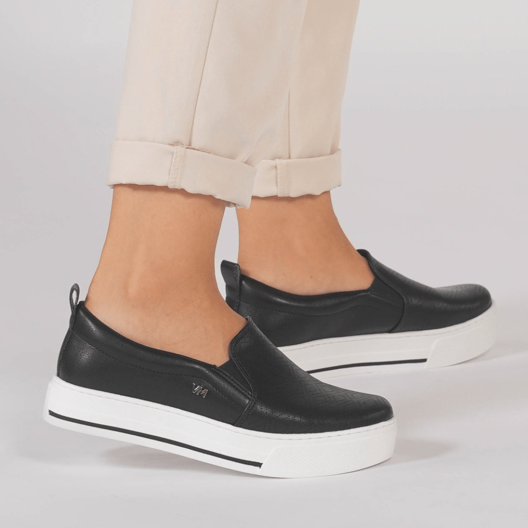 Tênis Via Marte Napa Prisma Feminino Preto Oscar