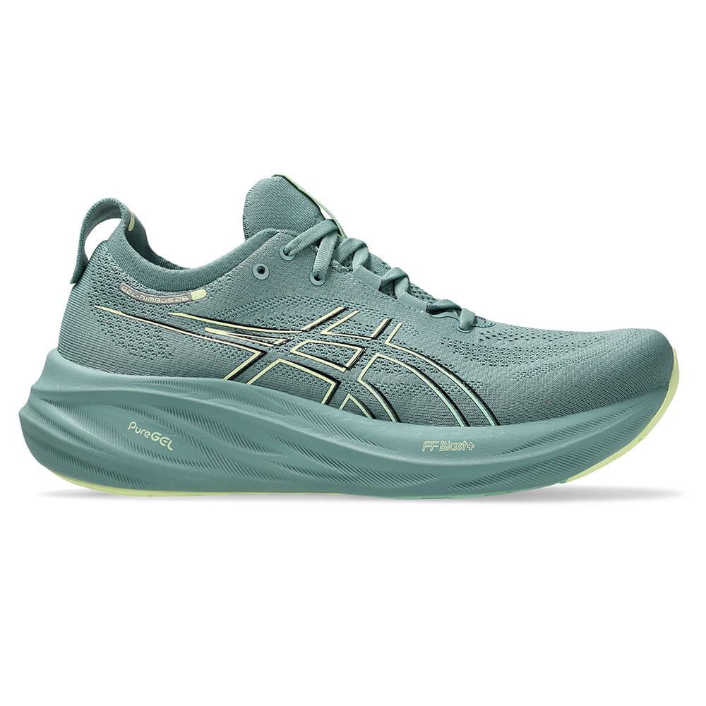 Tênis Asics Gel-Nimbus 26 Masculino Verde Paquetá Esportes