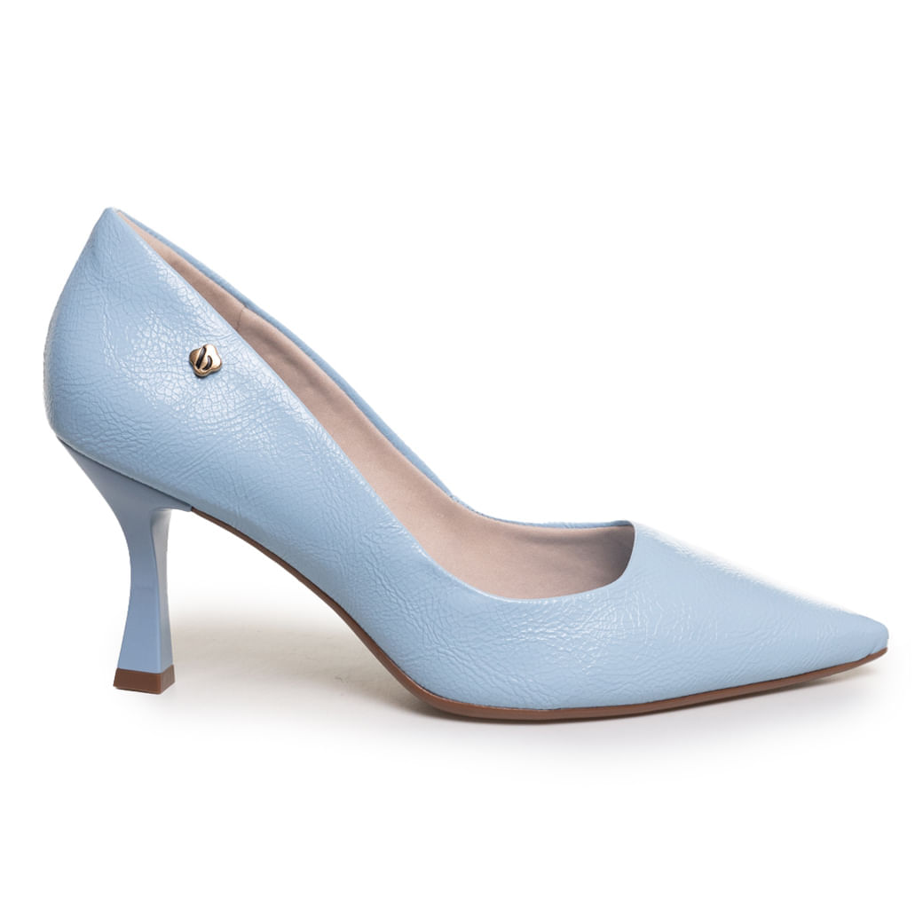 Sapato Feminino Scarpin Classic Bebece Azul