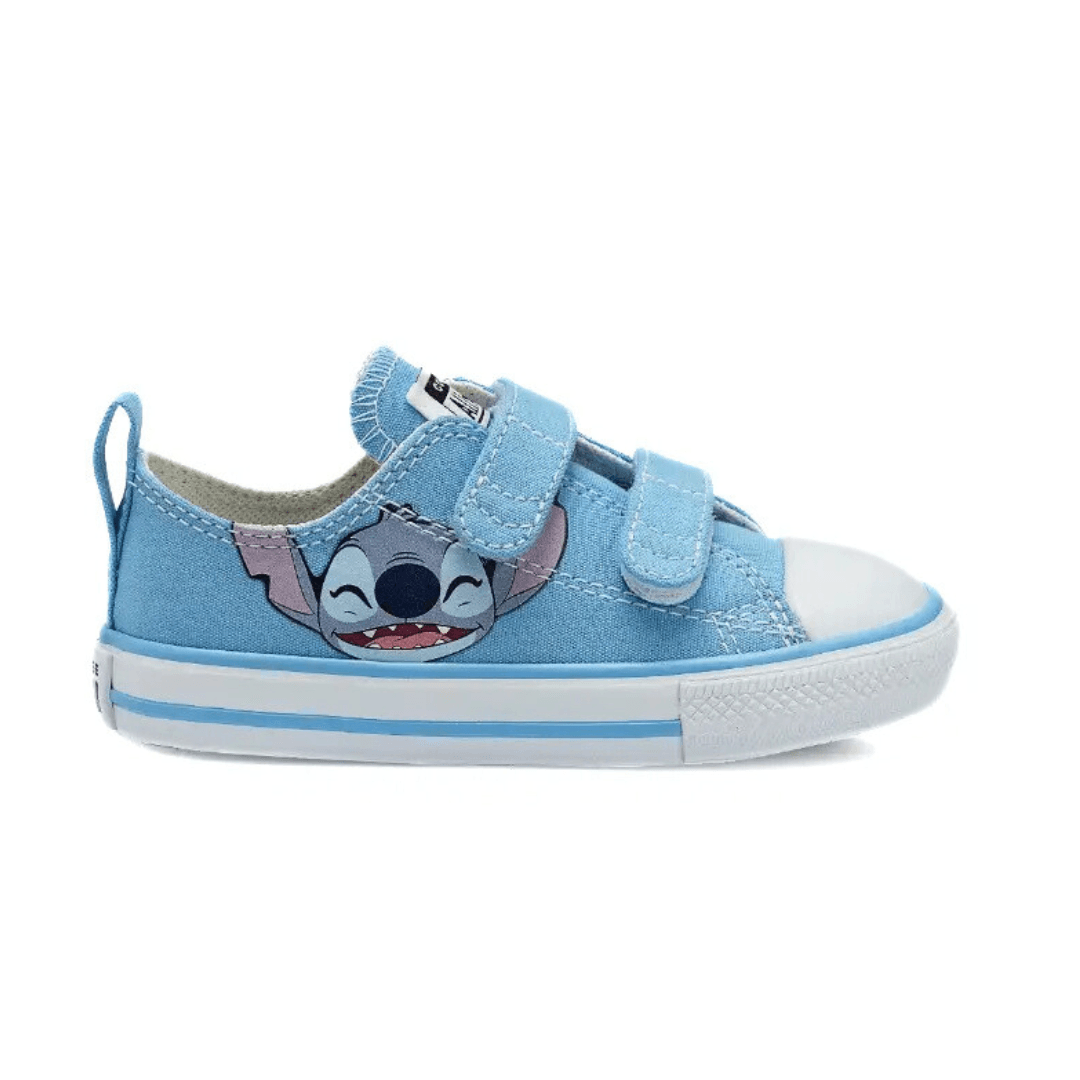 Tênis All Star Converse Disney Stitch Infantil Azul Oscar
