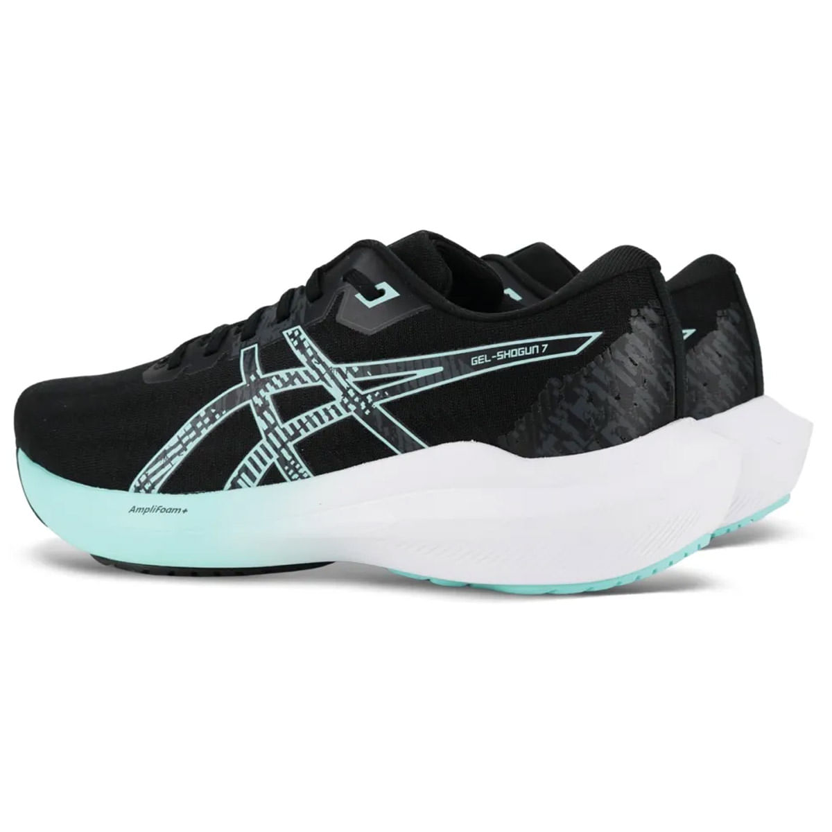 Tênis Asics Gel Shogun 7 vista lateral direita destacando acabamento e tecnologia