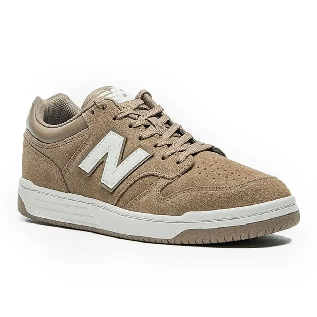 Tênis Masculino New Balance 247 Marrom Couro Tênis Casual