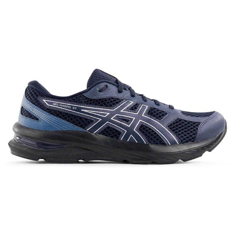 Tênis Asics Azul Meia Noite Gel Nagoya ST Masculino Paquetá