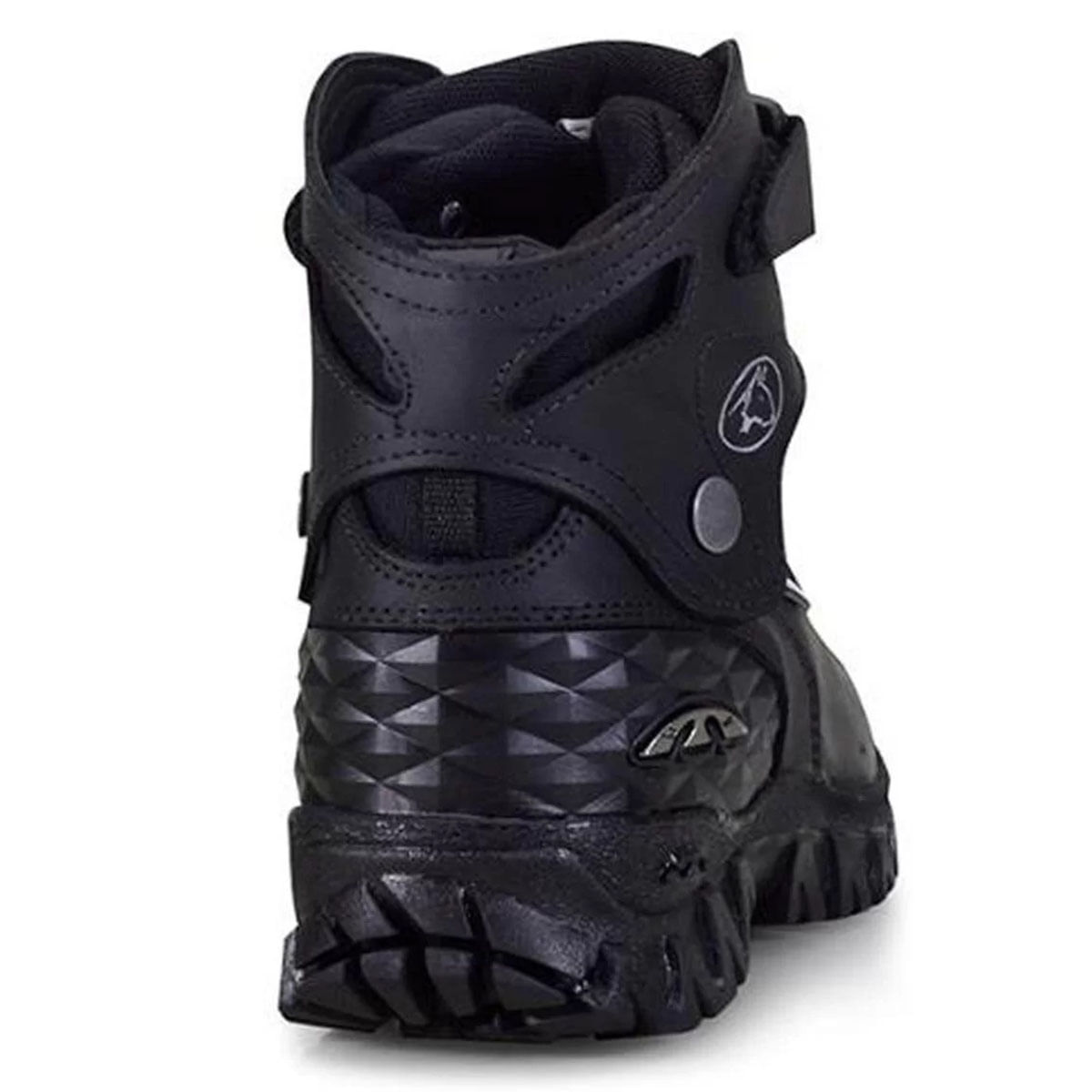 Parte traseira da bota Bull Terrier Soldier com acabamento texturizado e robusto