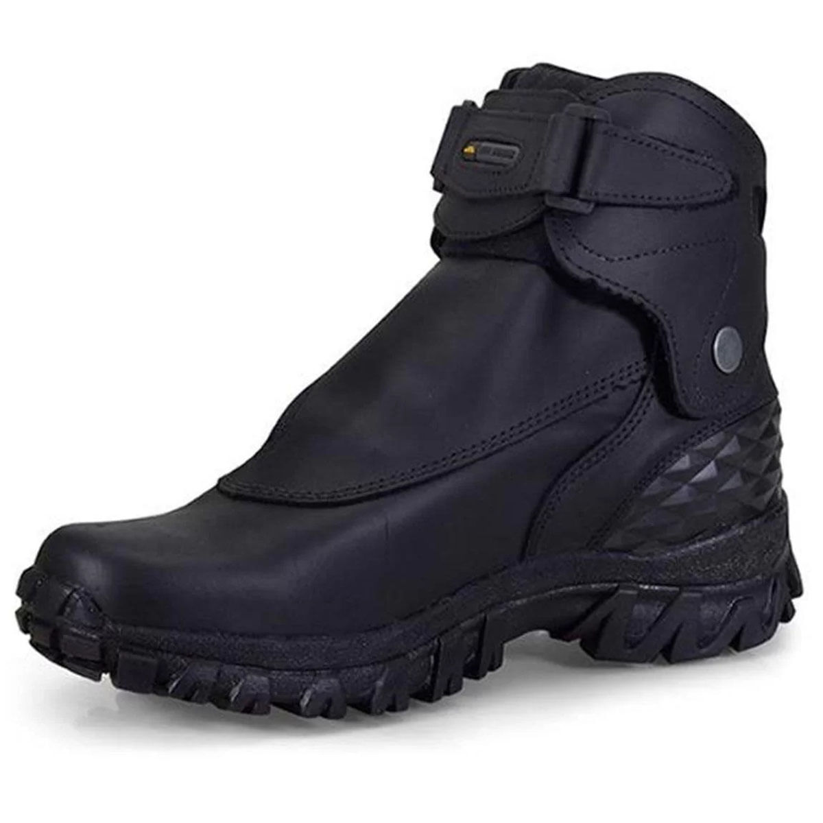 Bota Bull Terrier Soldier masculina preta vista lateral direita para ajuste e conforto